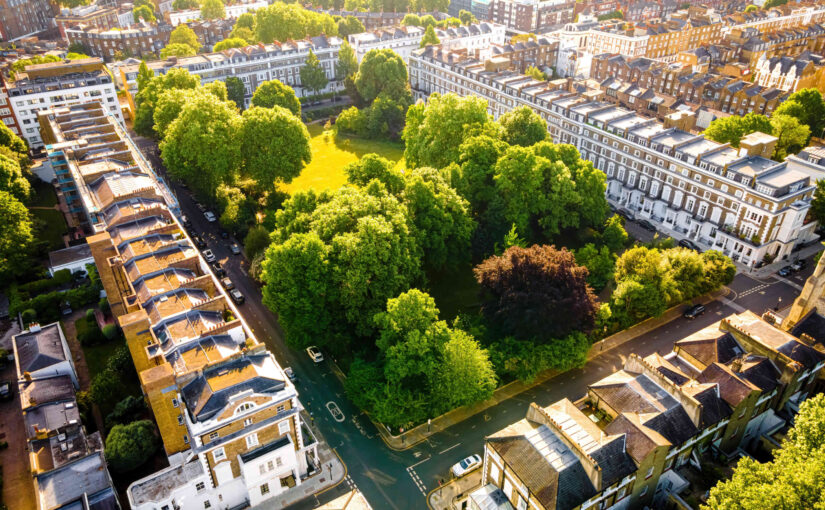 Aerial View of South Kensington